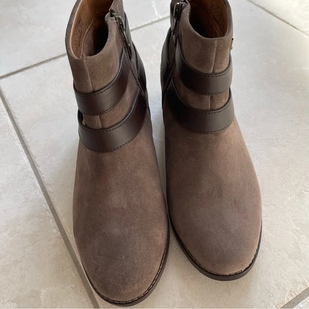 Vionic Mana suede ankle boots booties size 9 - Picture 3 of 12